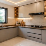 L Shape Modular Kitchen Design