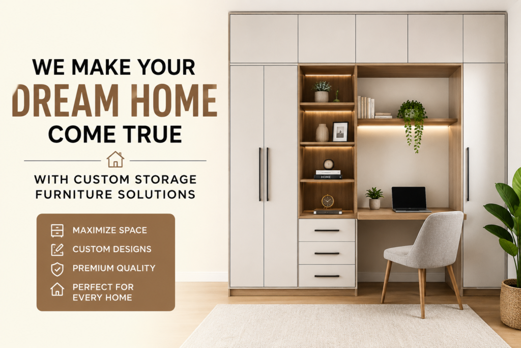 custom storage furniture for home interiors